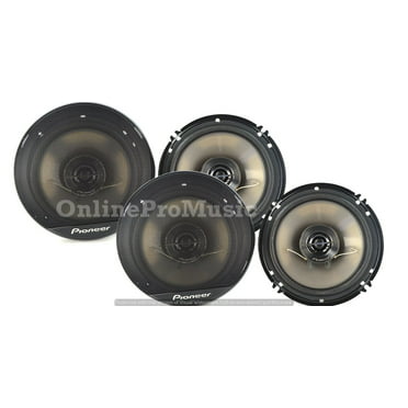 Gravity WZP65 Warzone Series 6.5 inch Pro Midrange Coaxial Loud Speaker 4-Ohms with 600 WATT Max 1 Speaker Corrugated Speaker Surround with Oversize Magnet Motor Structure 
